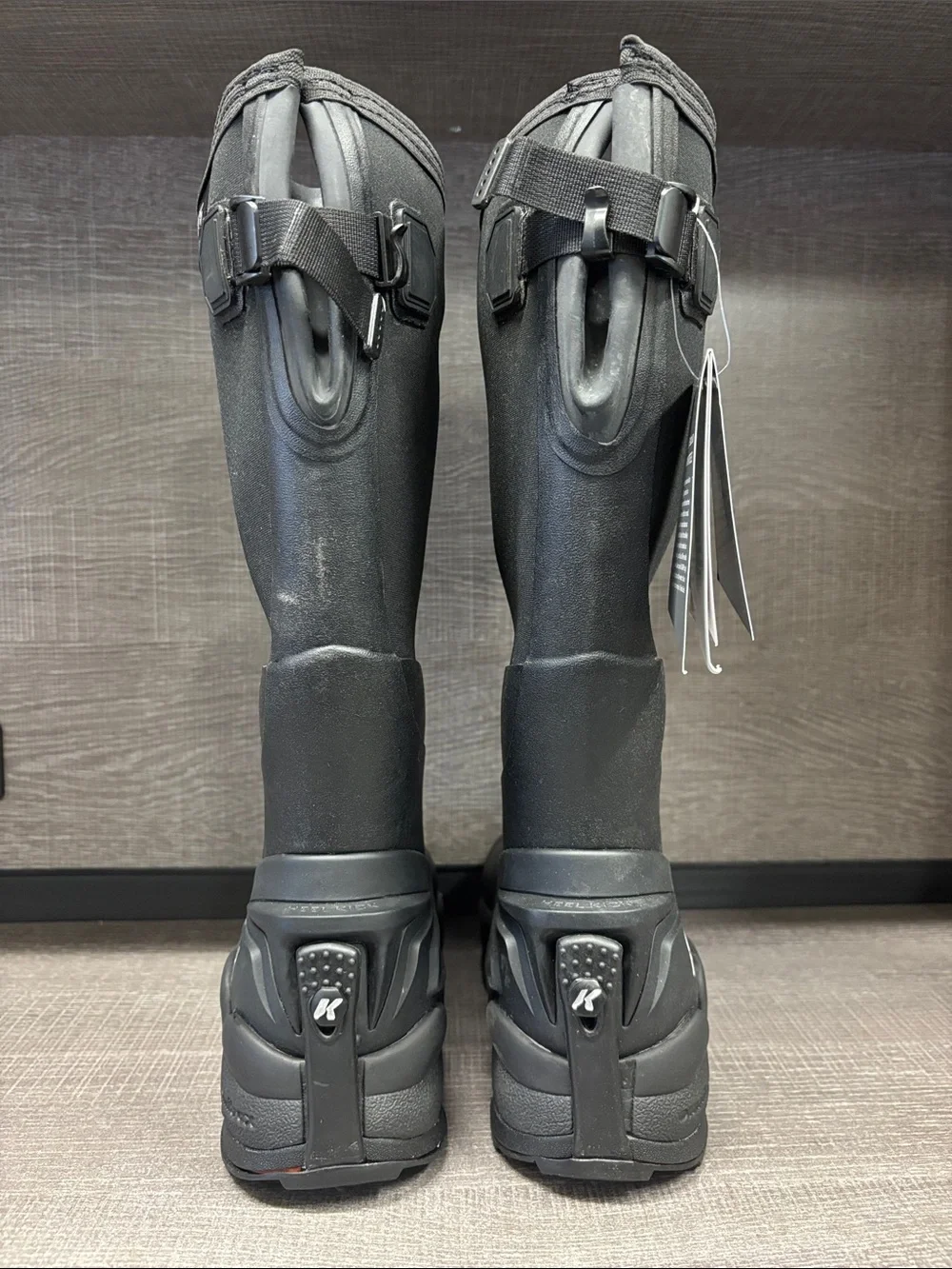 Men's Korkers Neo Storm Waterproof Boots w/All Terrain Sole (Black) - Size 9